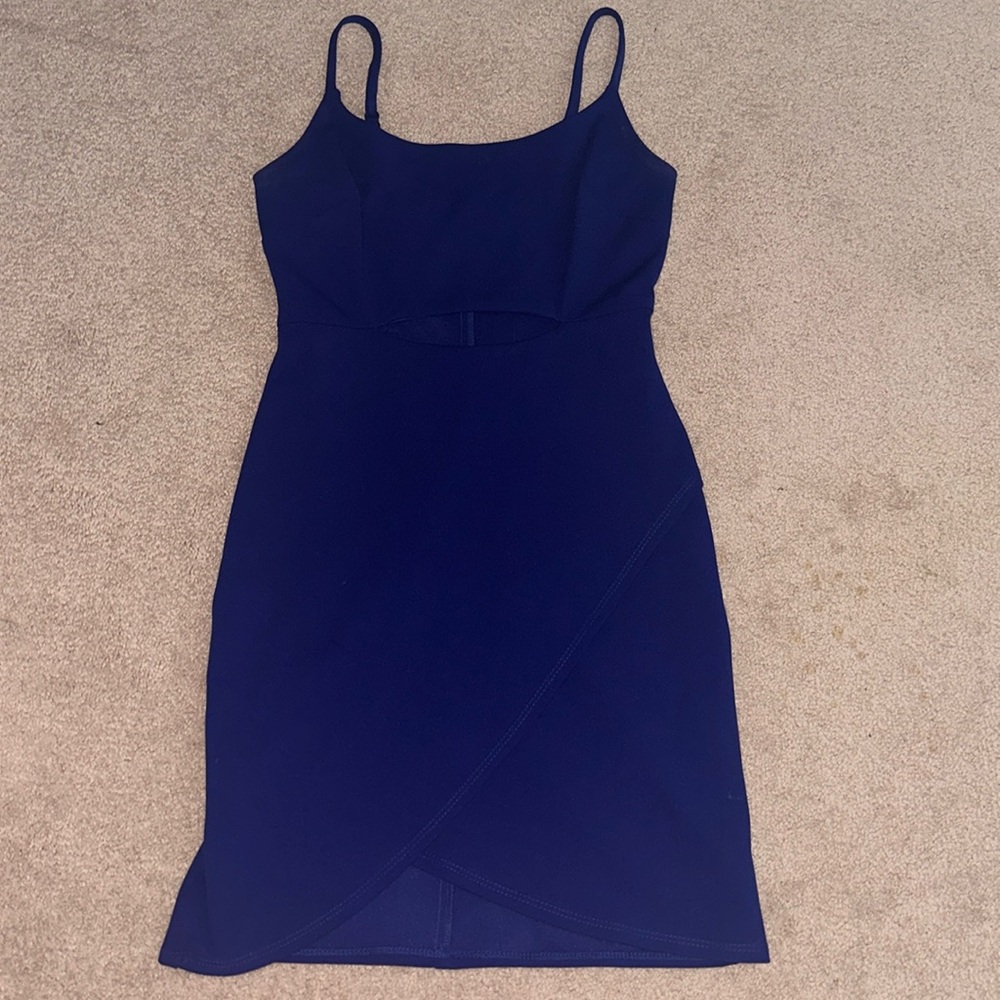 Blue cocktail dress